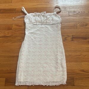 Garage White Mini Dress